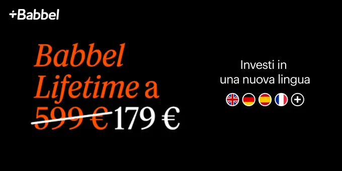 Babbel Offerta Black Friday