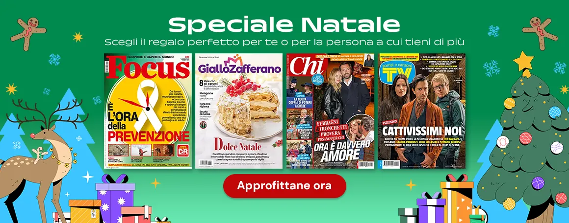 COVER genere riviste mondadori - natale 2024