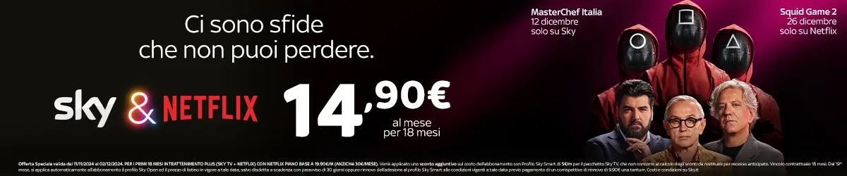 Ci sono offerte che non puoi perdere. Approfitta del Black Friday di Sky