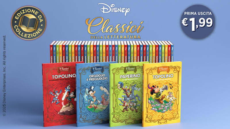 COVER Collezione Classici della letteratura Disney - Abbonamento Standard